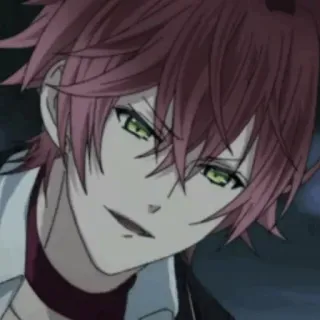 🥀 Ayato Sakamaki Diabolik Lovers Anime, Vampiro, Bishonen, capelli rossi, occhi verdi telegram sticker
