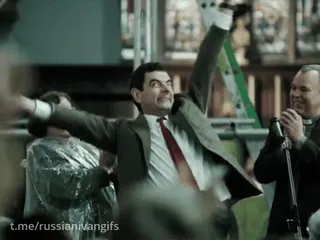 😜 Mr. Bean t.me/russianvangifs Mr. Bean, funny, comedy, Rowan Atkinson, tv, classic telegram sticker