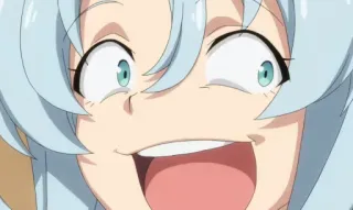 🤪 Anime, Cartoon, Gesichtsausdruck, Aufgeregt whatsapp sticker