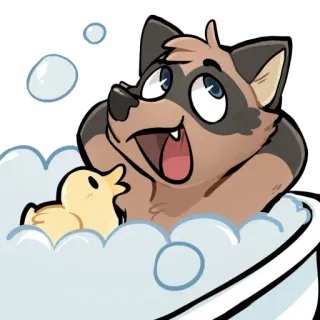 Radicoon! whatsapp stickers