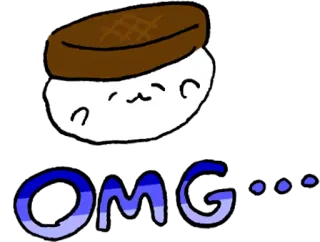😲 OMG 猫, 可爱, omg, 卡哇伊, 网络用语 telegram sticker