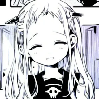🫐 Anime, Manga, Ragazza, Teschio, Corna, Carino telegram sticker