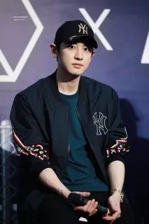 ☁️ Chanyeol K-pop, Penyanyi, Korea, EXO, Idola, Selebriti, Chanyeol telegram sticker