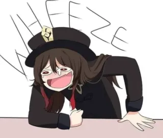 😂 Hu Tao Genshin Impact HEEZE Anime, Desenho animado, Genshin Impact, Hu Tao, Engraçado, Personagem telegram sticker