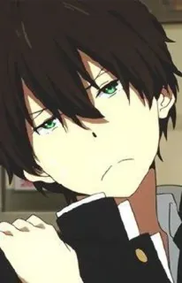 💙 Anime, Kreskówka, Portret, Postać, Sztuka telegram sticker