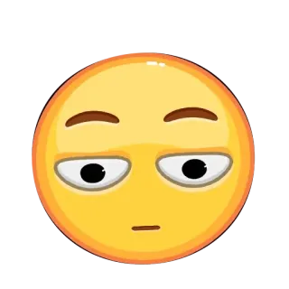 😳 Emoji, gelangweilt, genervt, Gesichtsausdruck, Gesicht telegram sticker