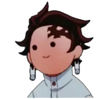 😁 Tanjiro Kamado Demon Slayer anime, demon slayer, tanjiro, character, manga telegram sticker