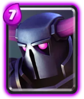 🗡 P.E.K.K.A Clash Royale 클래시 로얄, 페카, 카드, 게임, 캐릭터, 갑옷 telegram sticker