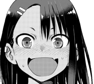 😮 Nagatoro Don't Toy with Me, Miss Nagatoro anime, manga, nagatoro, cute, kawaii telegram sticker