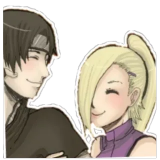 ❤️ Ino Yamanaka Naruto Anime, Mangá, Desenho animado, Naruto, Ino Yamanaka, Sai telegram sticker
