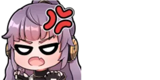 💢 anime, angry, chibi, frustrated, cartoon, upset telegram sticker