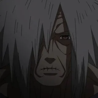 ⚖ Madara Uchiha Naruto anime, uchiha, madara, villain, old telegram sticker