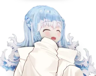 😍 Kobo Kanaeru Витюбер, Аниме, Девушка, Цифровое искусство whatsapp sticker