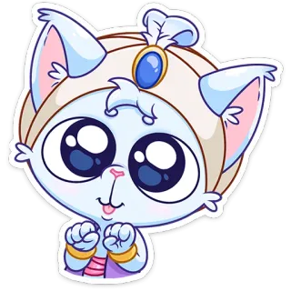 🥺 kucing, imut, kartun, hewan, stiker, lucu, anak kucing telegram sticker
