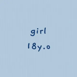 ✨ girl
18y.o chica, edad, texto, dibujo whatsapp sticker