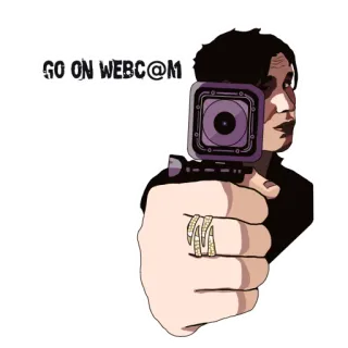 😃 GO ON WEBC@M Веб-камера, Интернет, Технологии, Лицо, Кольцо telegram sticker