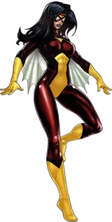☺️ Spider-Woman marvel, comic, superheld, frau, spinne whatsapp sticker