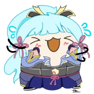 😍 アニメ, 可愛い, カワイイ, ステッカー, ちび, 漫画 telegram sticker