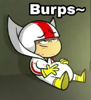 🤰 Kick Buttowski Kick Buttowski: Suburban Daredevil Burps~ Мультфильм, Отрыжка, Кик Бутовски, Сорвиголова, Смешной telegram sticker