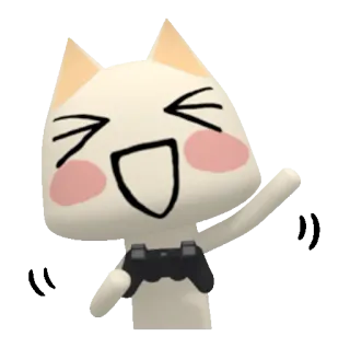 🤳 gatto, controller, gioco, gioia, felice telegram sticker