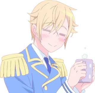 🍵 Anime, Słodkie, Postać, Rysunek, Chłopak, Mydło telegram sticker