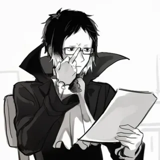 🖕 Anime, Personnage, Doigt d'honneur, Offensant telegram sticker