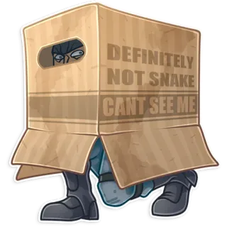 Hideo Kojima whatsapp stickers
