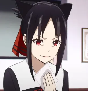 ❤️ Kaguya Shinomiya Kaguya-sama: Love Is War Anime, Orelhas de gato, Kaguya, Kaguya-sama, Love is War telegram sticker