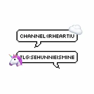 ••IU Reactions☁️ telegram stickers
