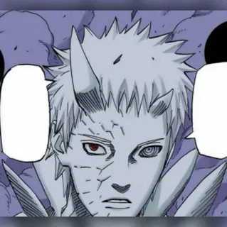 ⚫️ Obito Uchiha Naruto Anime, Manga, Uchiha, Ninja, Obito telegram sticker