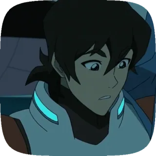 🤔 Keith Kogane Voltron: Legendary Defender 动画, 卡通, 太空, 制服, 凯斯·科根 telegram sticker