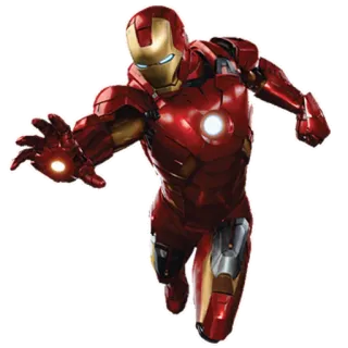 😎 Iron Man supereroe, Marvel, Iron Man, Avengers, fumetti telegram sticker
