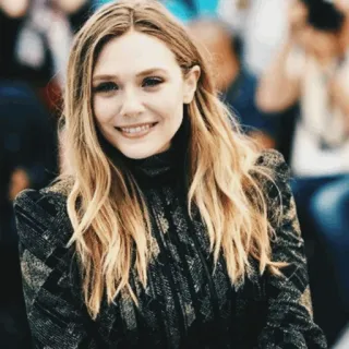 ™ Elizabeth Olsen, actress, celebrity, woman, portrait, person telegram sticker