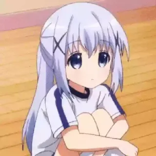 😶 anime, girl, cute, school uniform, cartoon telegram sticker
