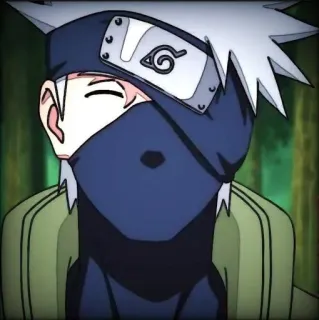 ❤️ Kakashi Naruto 动漫, 漫画, 旗木卡卡西, 火影忍者, 忍者, 角色 telegram sticker