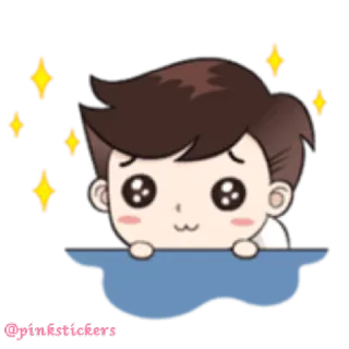 ✨ @plwbstickers sticker, cute, cartoon, kawaii, sparkling, stars telegram sticker