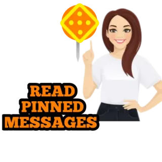 📌 READ
PINNED
MESSAGES сообщение, закреплено, прочитано, женщина, напоминание telegram sticker
