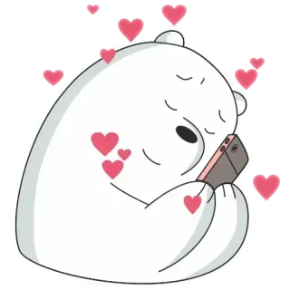 Ice Bear (@Quaalude) telegram stickers