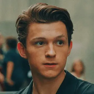 😐 Tom Holland tom holland, acteur, célébrité, portrait, homme telegram sticker