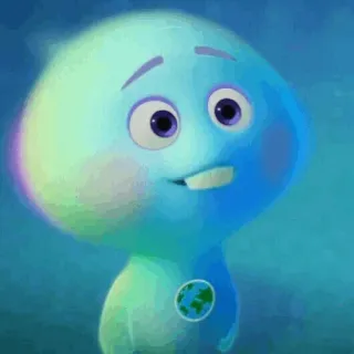 🐋 Soul kreskówka, Disney, animacja, Soul, Pixar telegram sticker