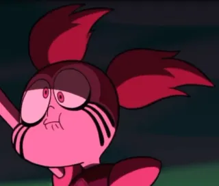 🤪 Spinel Steven Universe cartoon, pink, Spinel, character whatsapp sticker