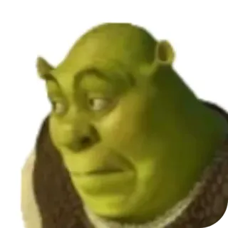 👍 Shrek Shrek, ogre, Dreamworks, movie, character, green telegram sticker