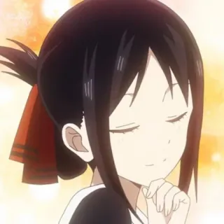 😌 Kaguya Shinomiya Kaguya-sama: Love Is War Аниме, Кагуя-сама, Любовь это война, Кагуя Синомия, Манга, Мило, Девушка telegram sticker