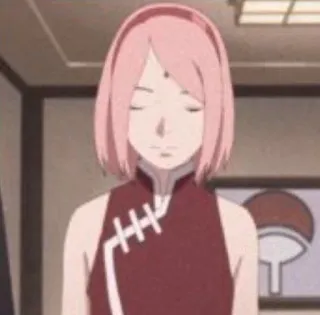 🌟 Sakura Naruto アニメ, さくら, ナルト, 漫画, 女性 telegram sticker