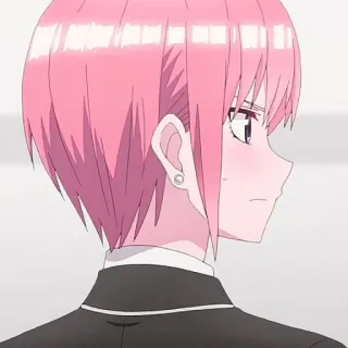 🦊 Ichika Nakano The Quintessential Quintuplets Anime, Chica, Ichika Nakano, The Quintessential Quintuplets, Pelo rosa telegram sticker
