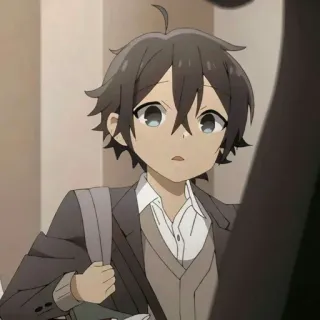 ❤ Izumi Miyamura Horimiya Anime, Schüler, Schule, Süß telegram sticker