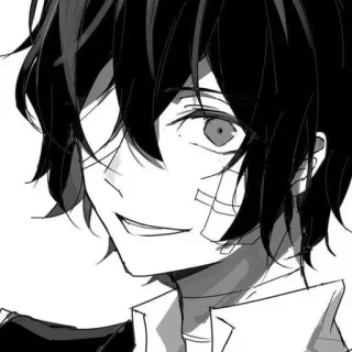 🌟 Dazai Osamu Bungo Stray Dogs anime, manga, Dazai, Bungo Stray Dogs, character telegram sticker