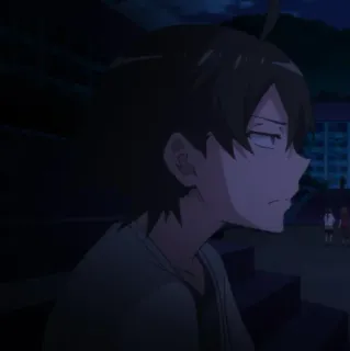 🥀 Hachiman Hikigaya My Teen Romantic Comedy SNAFU Anime, Personagem, Hachiman, Hikigaya, Oregairu telegram sticker