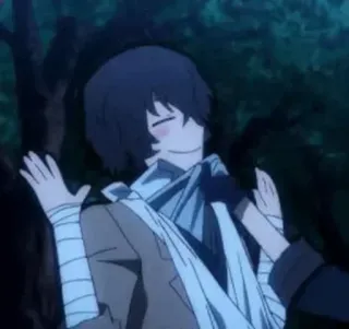 ☺️ Dazai Osamu Bungou Stray Dogs Anime, Bungou Stray Dogs, Dazai Osamu, Bandagen telegram sticker
