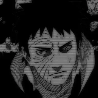 ⛰️ Obito Naruto Obito, Naruto, anime, manga, Uchiha, Tobi, sharingan telegram sticker